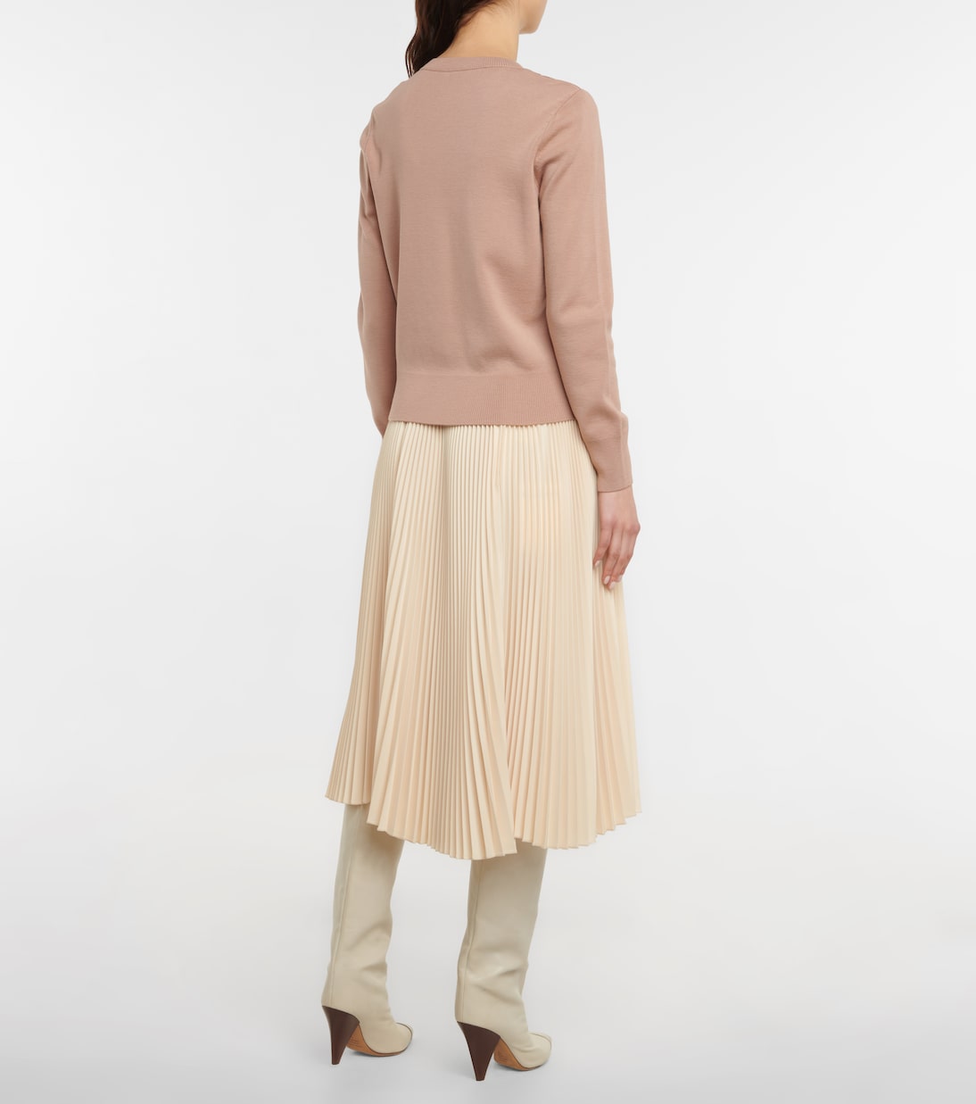 Daunenjacke aus Shell und Wolle | Moncler