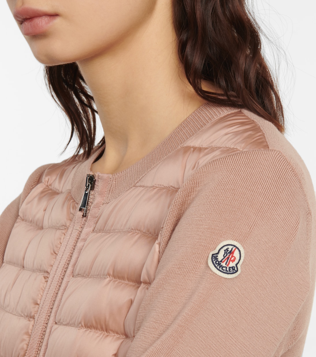 Daunenjacke aus Shell und Wolle | Moncler