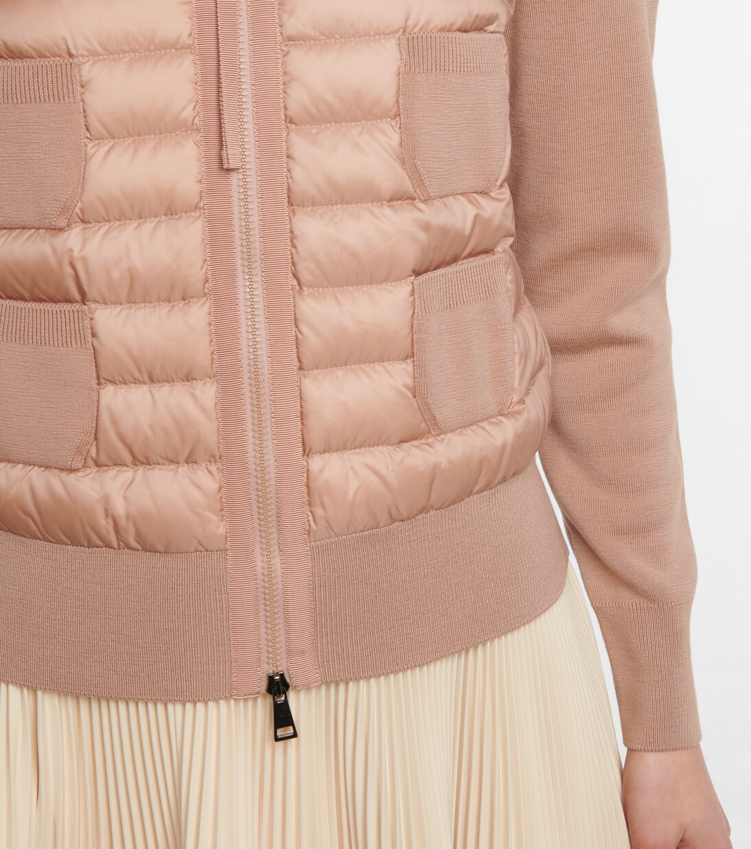 Daunenjacke aus Shell und Wolle | Moncler
