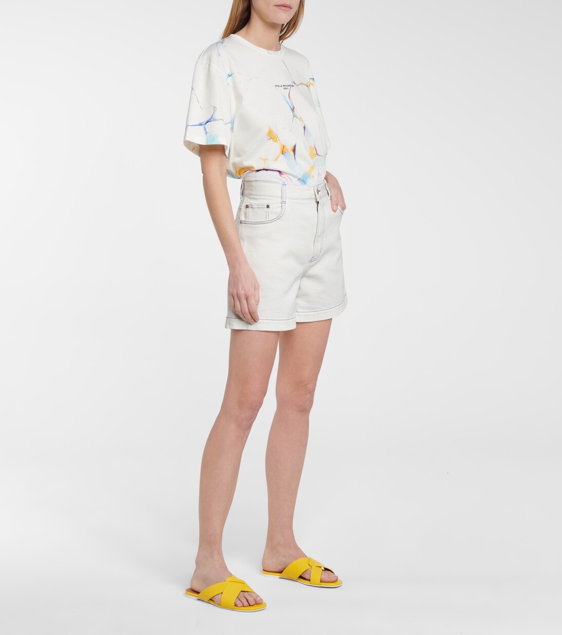 Denim shorts | Stella McCartney