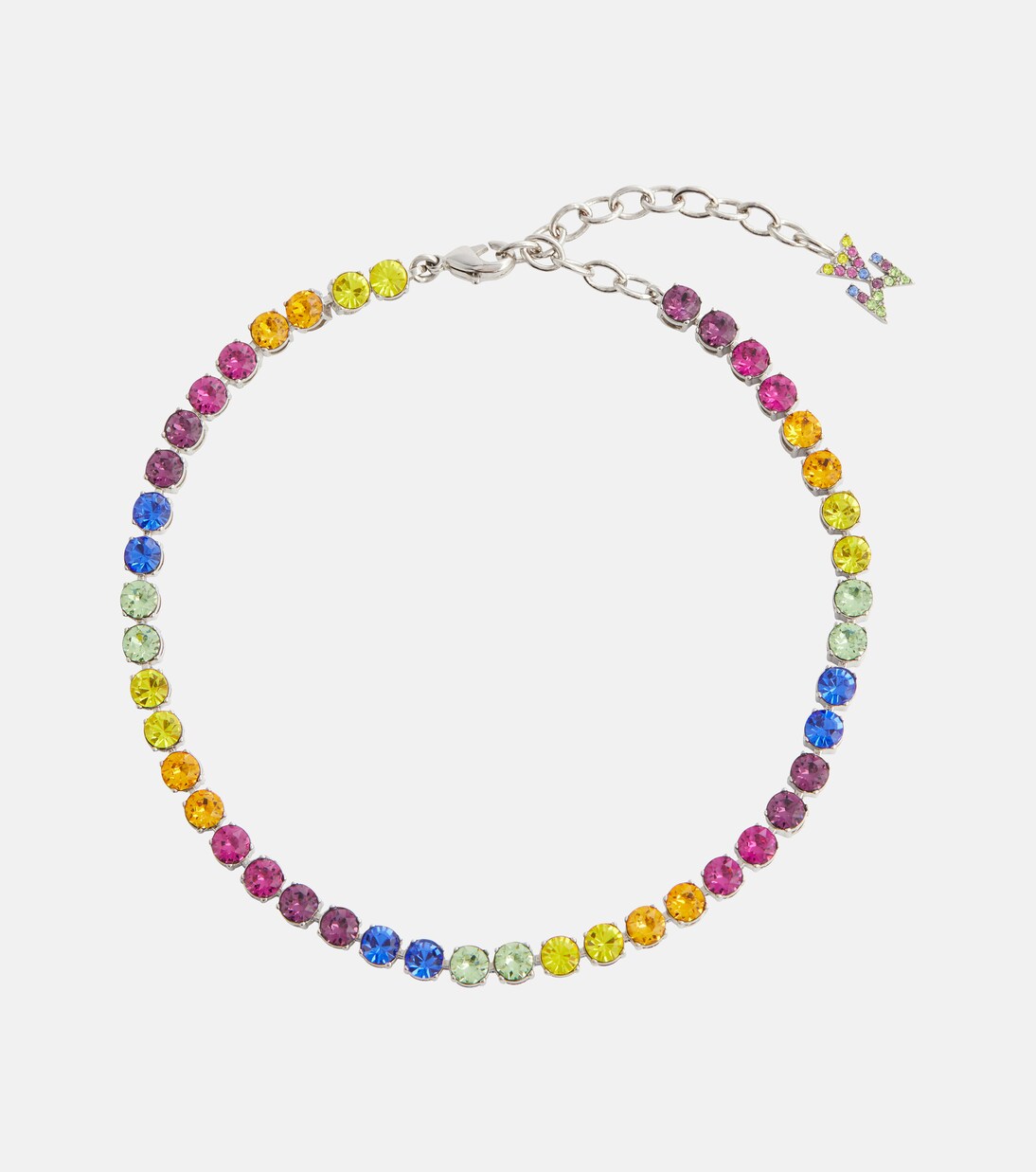 Tennis embellished anklet | Amina Muaddi