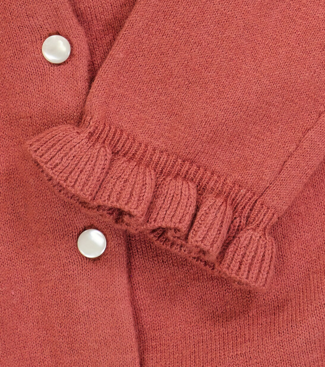 Ruffled cotton-blend cardigan | Tartine et Chocolat