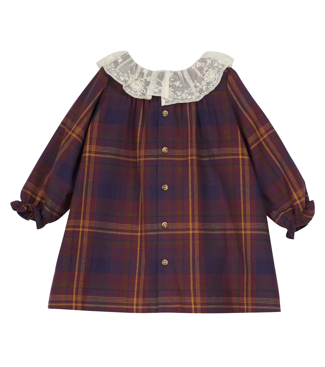 Baby Magnolia checked cotton dress | Bonpoint