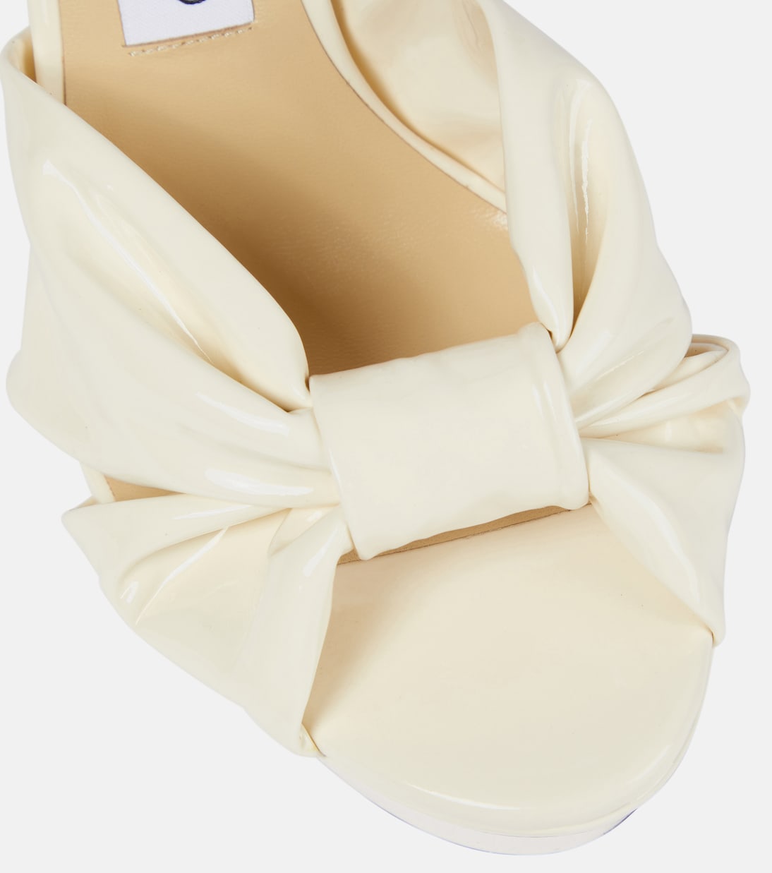 Heloise 120 patent leather platform sandals | Jimmy Choo