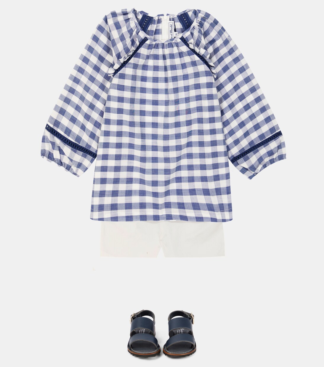 Checked cotton blouse | Tartine et Chocolat