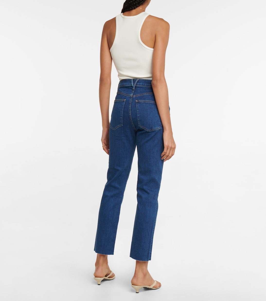 Jeans ajustados Ryleig de tiro alto | Veronica Beard
