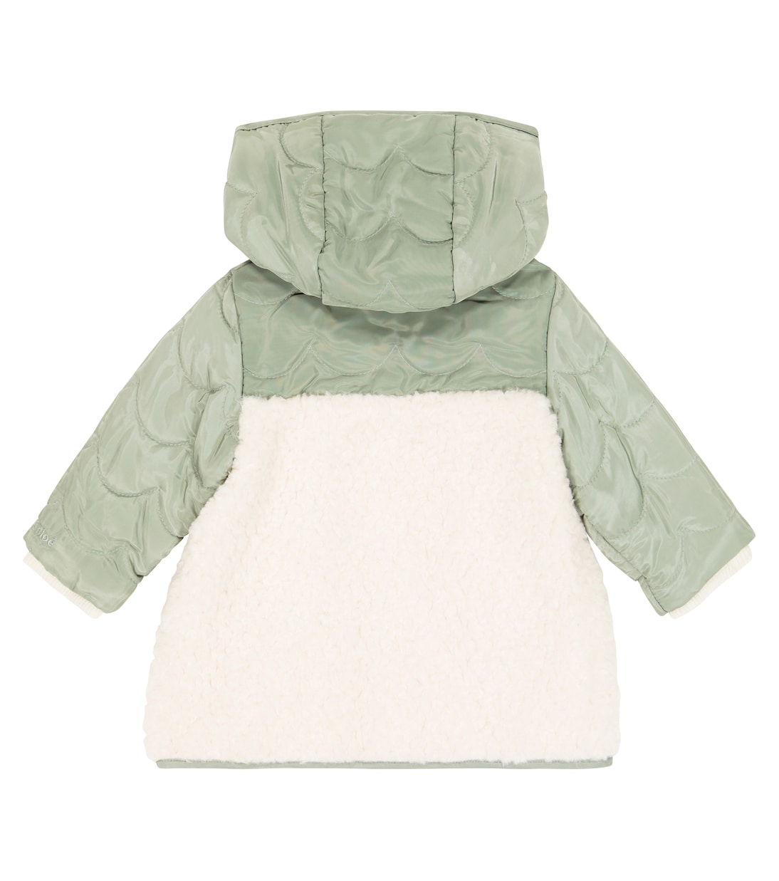 Baby Steppjacke mit Teddyfleece | Chloé Kids