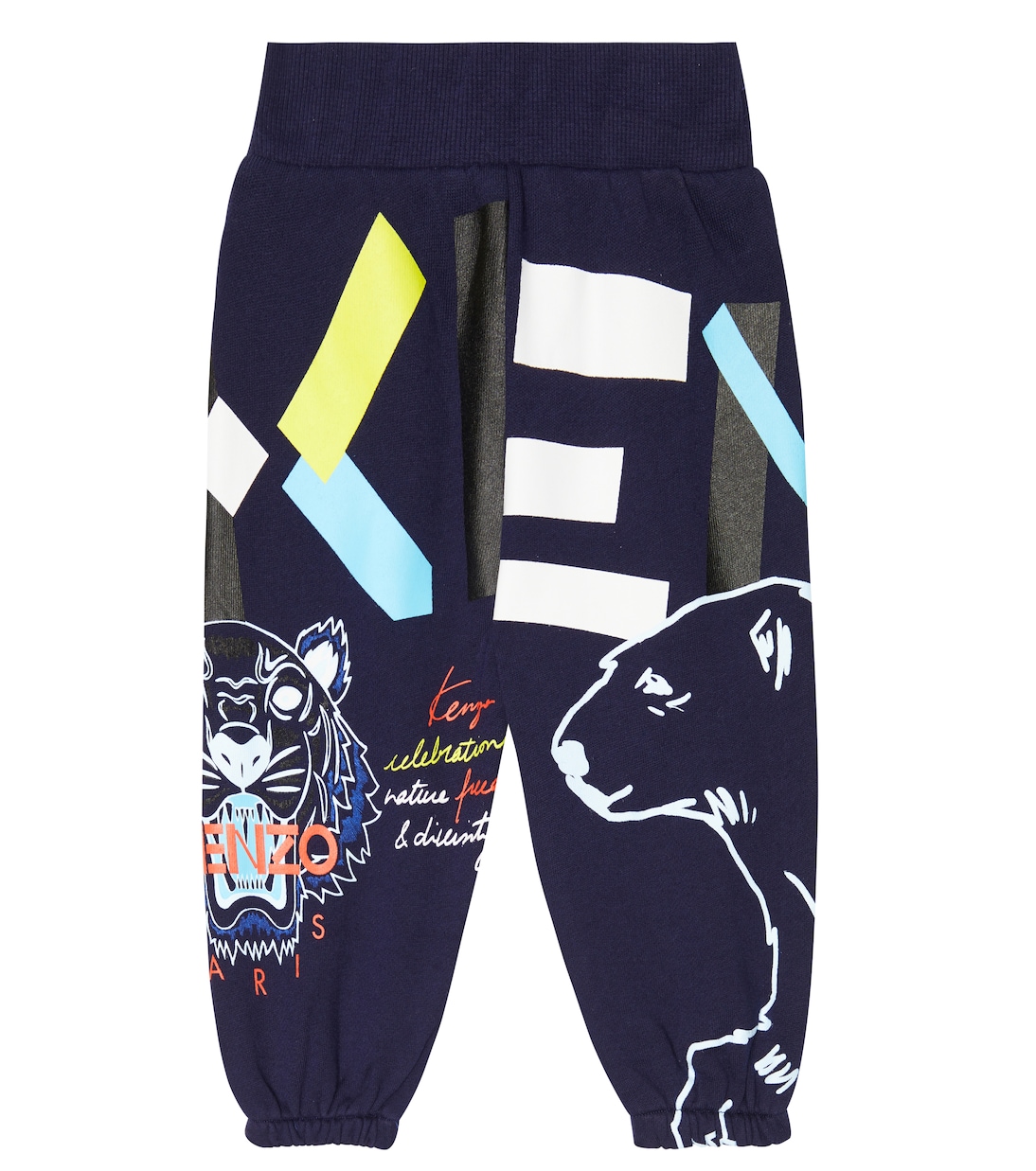 Baby logo cotton jersey sweatpants | Kenzo Kids