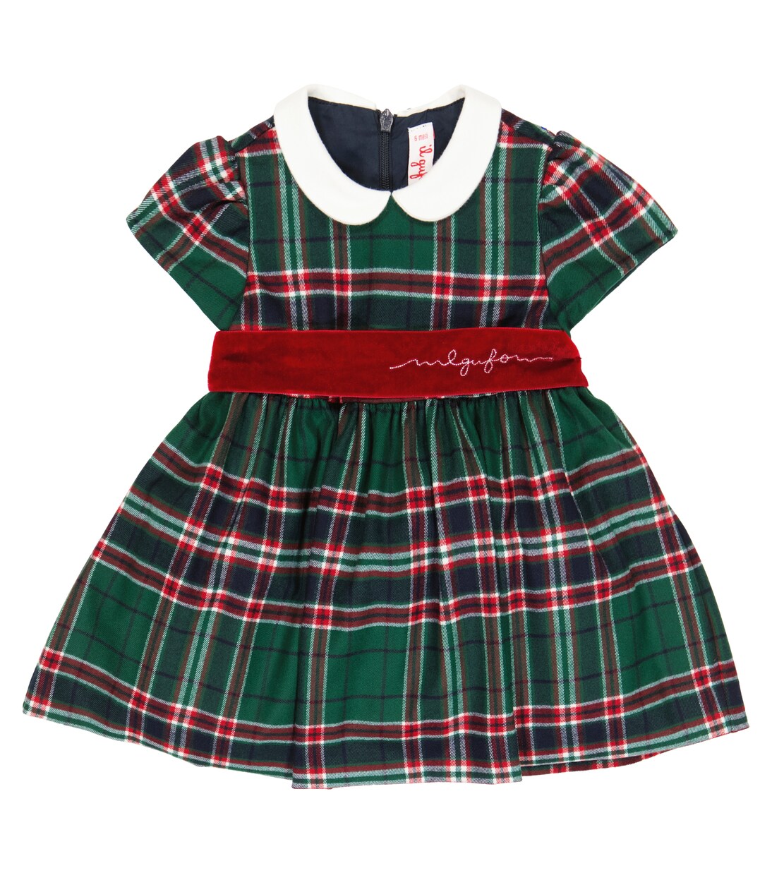 Baby checked dress | Il Gufo