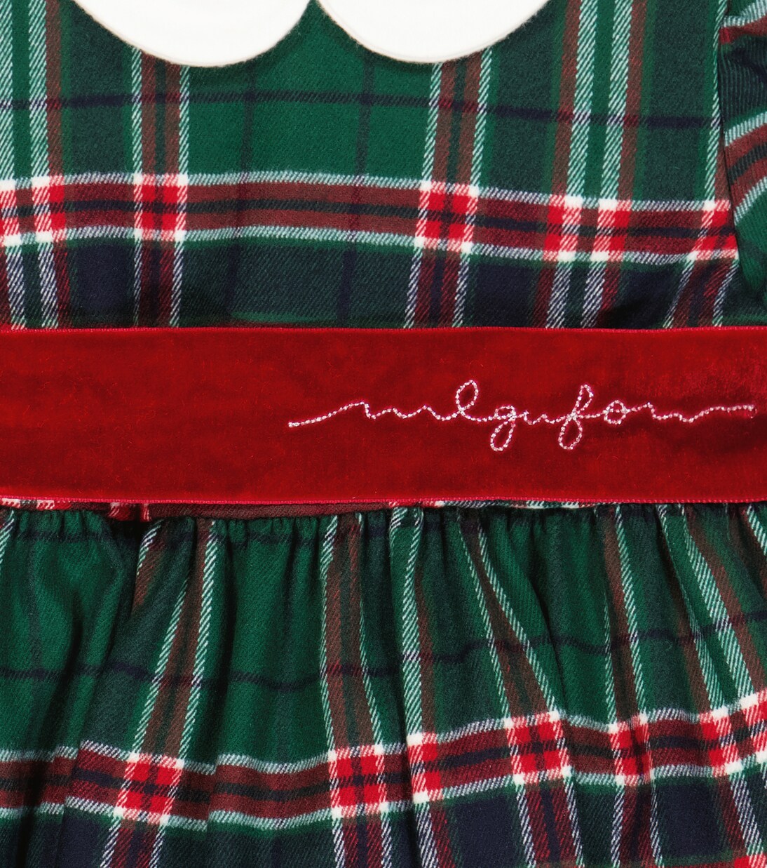 Baby checked dress | Il Gufo