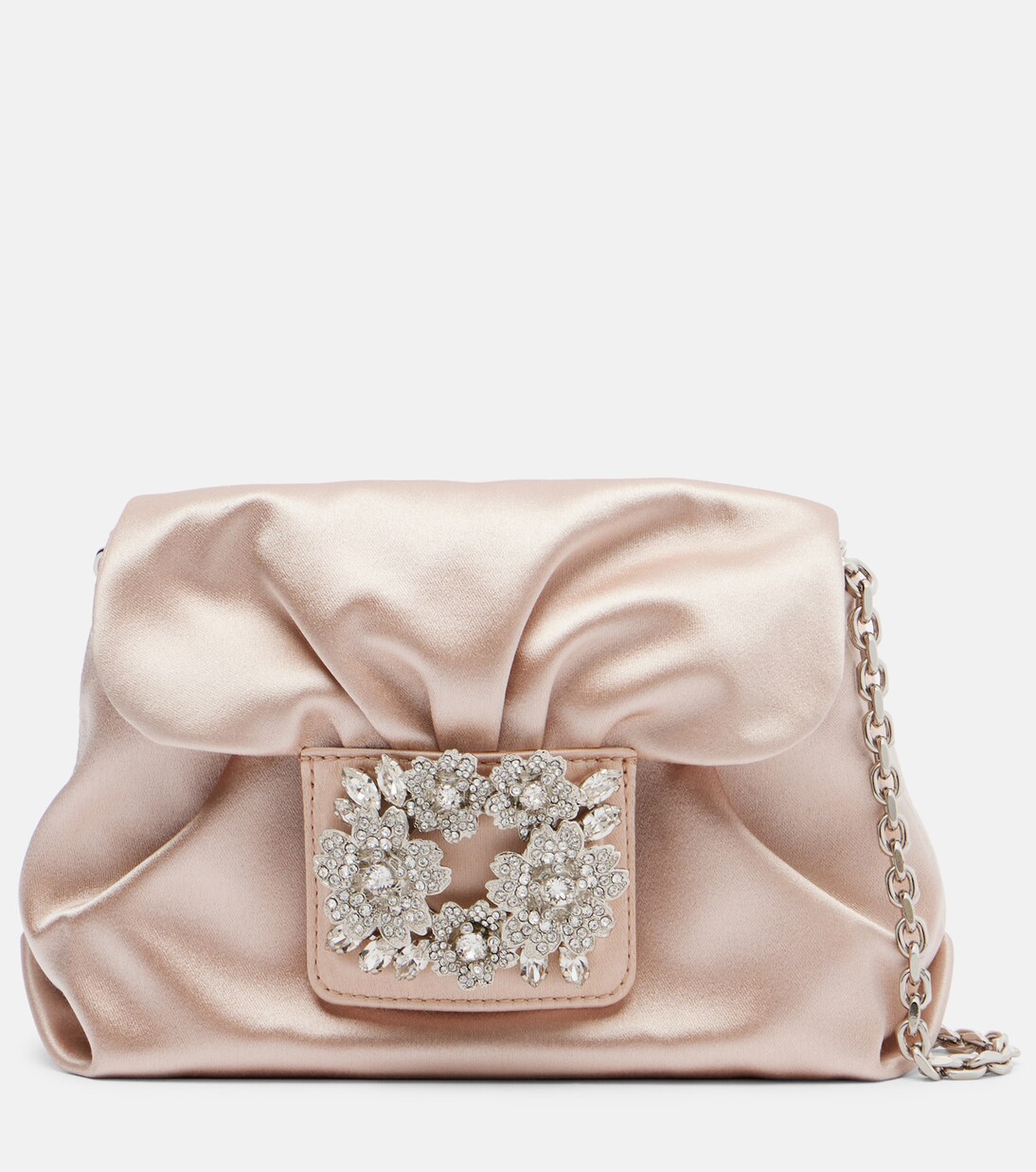 RV Bouquet Micro draped clutch | Roger Vivier
