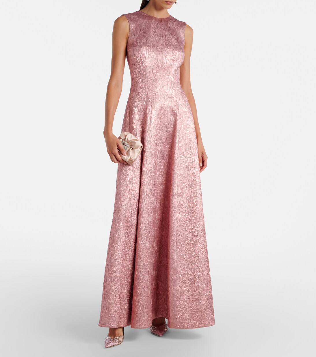 RV Bouquet Micro draped clutch | Roger Vivier