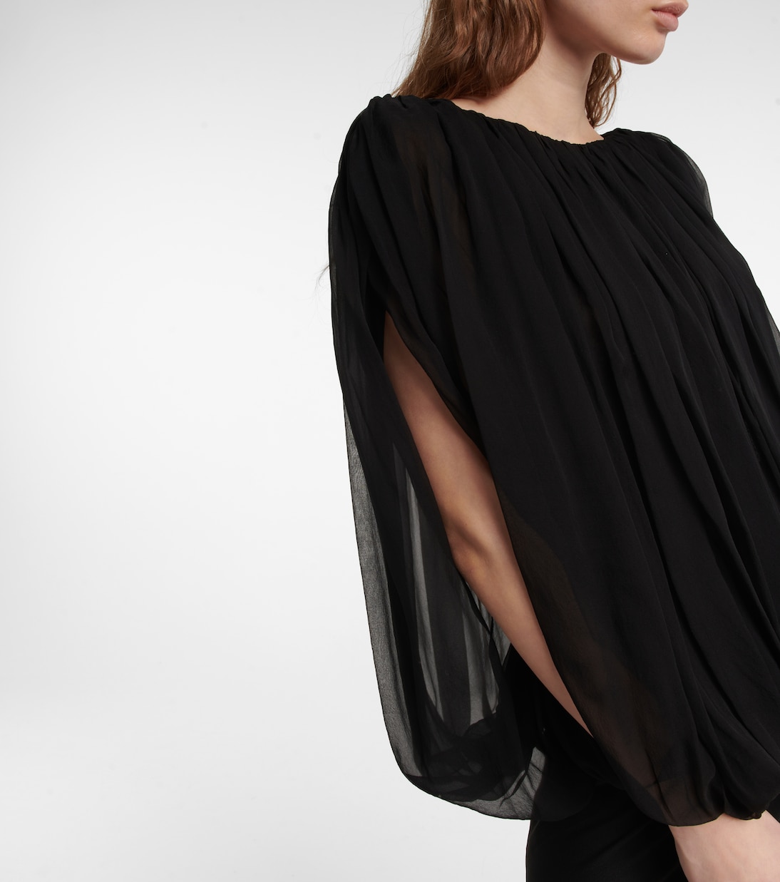 Top aus Seidenchiffon | Rick Owens