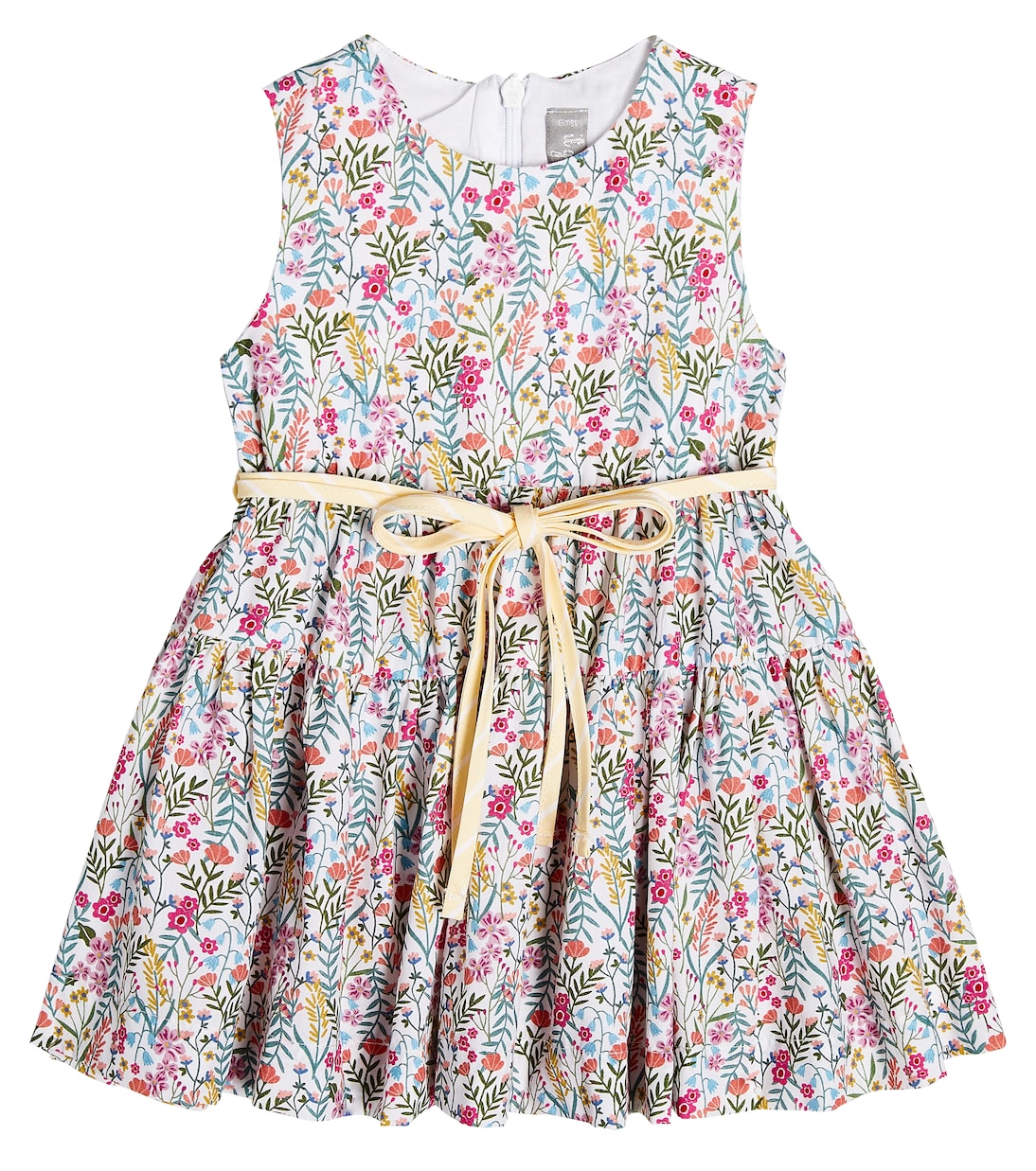 Baby - Abito in cotone con balze | Il Gufo