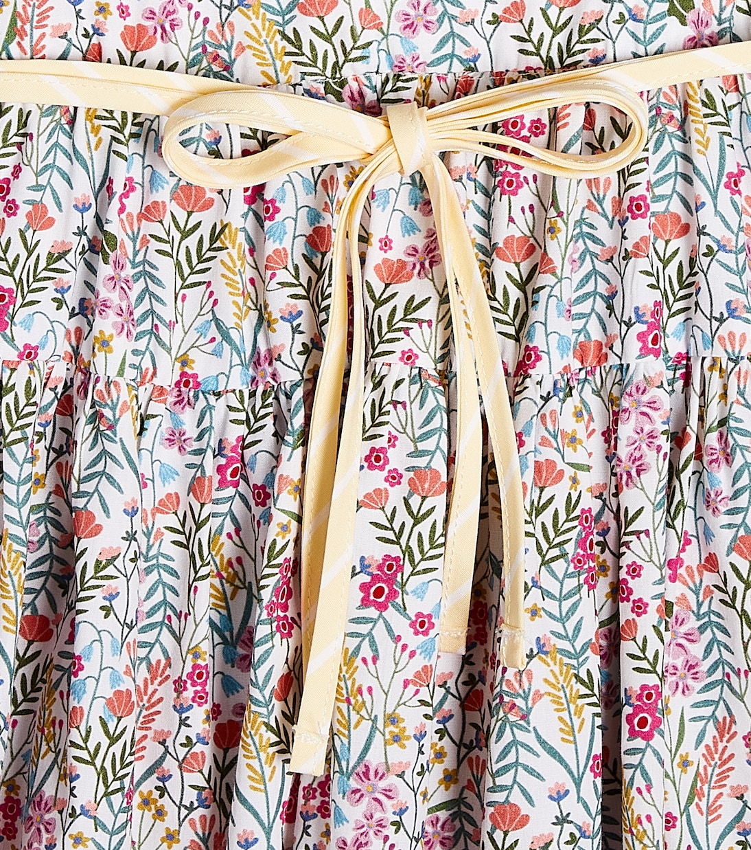 Baby - Abito in cotone con balze | Il Gufo