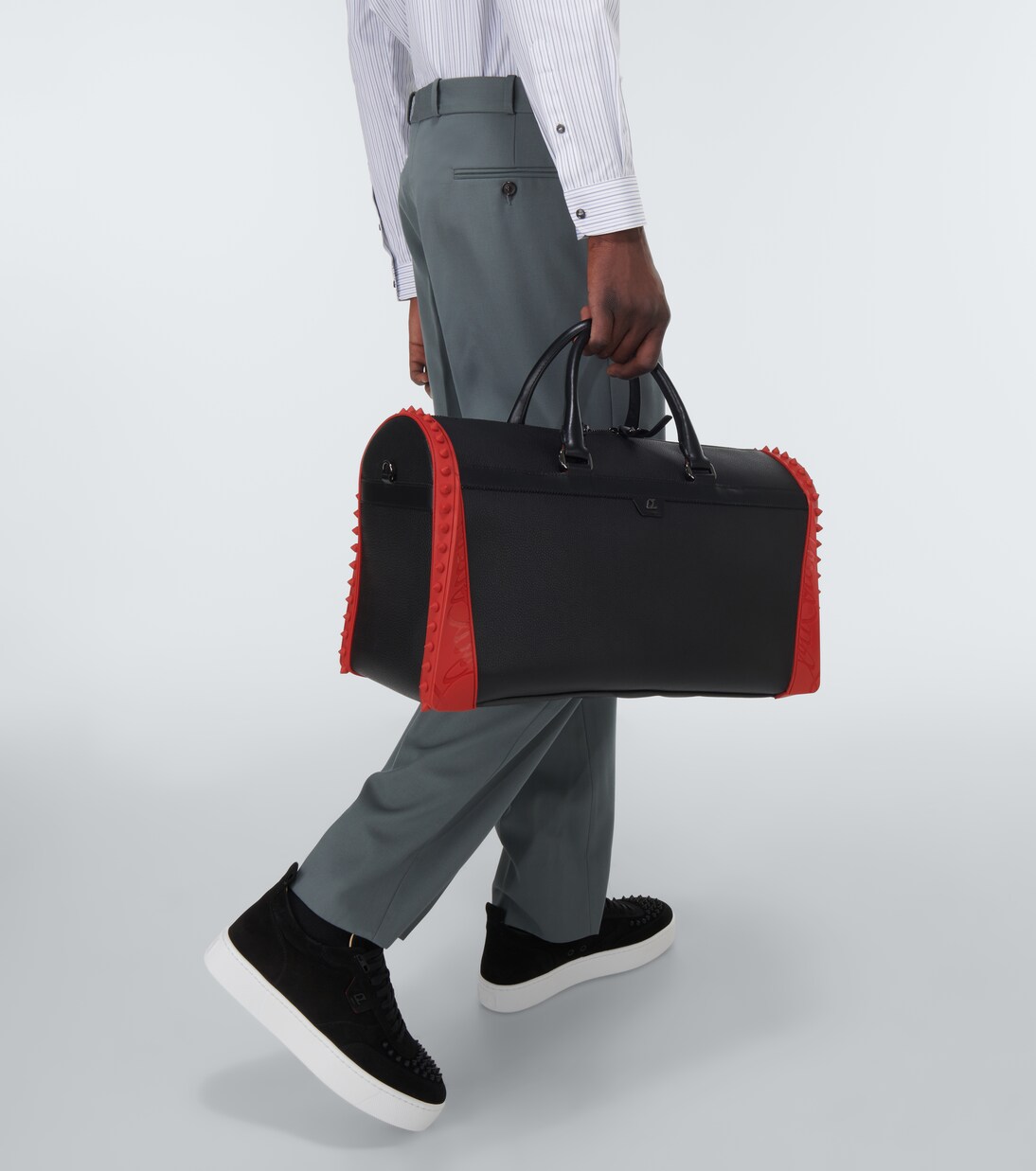 Sneakender spiked leather duffel bag | Christian Louboutin