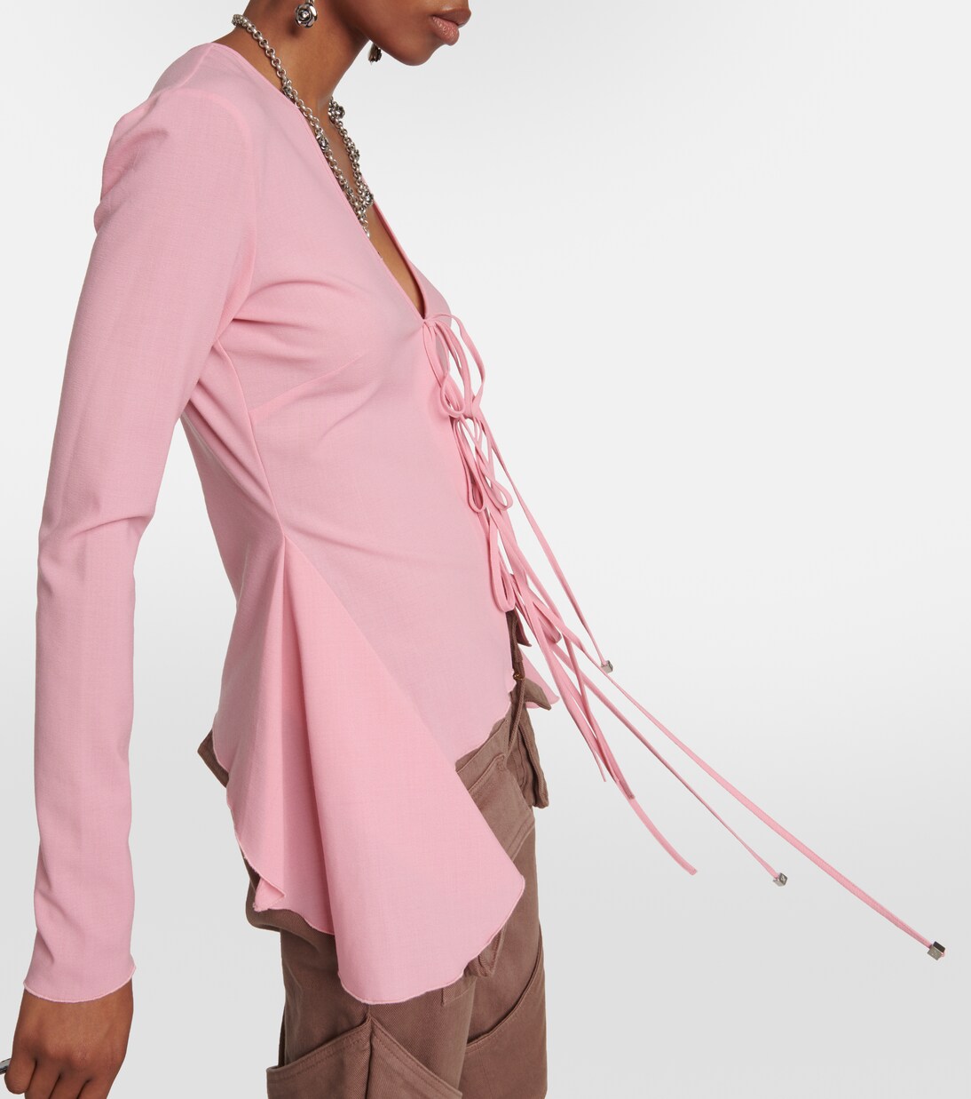 Blouse en laine mélangée | Blumarine