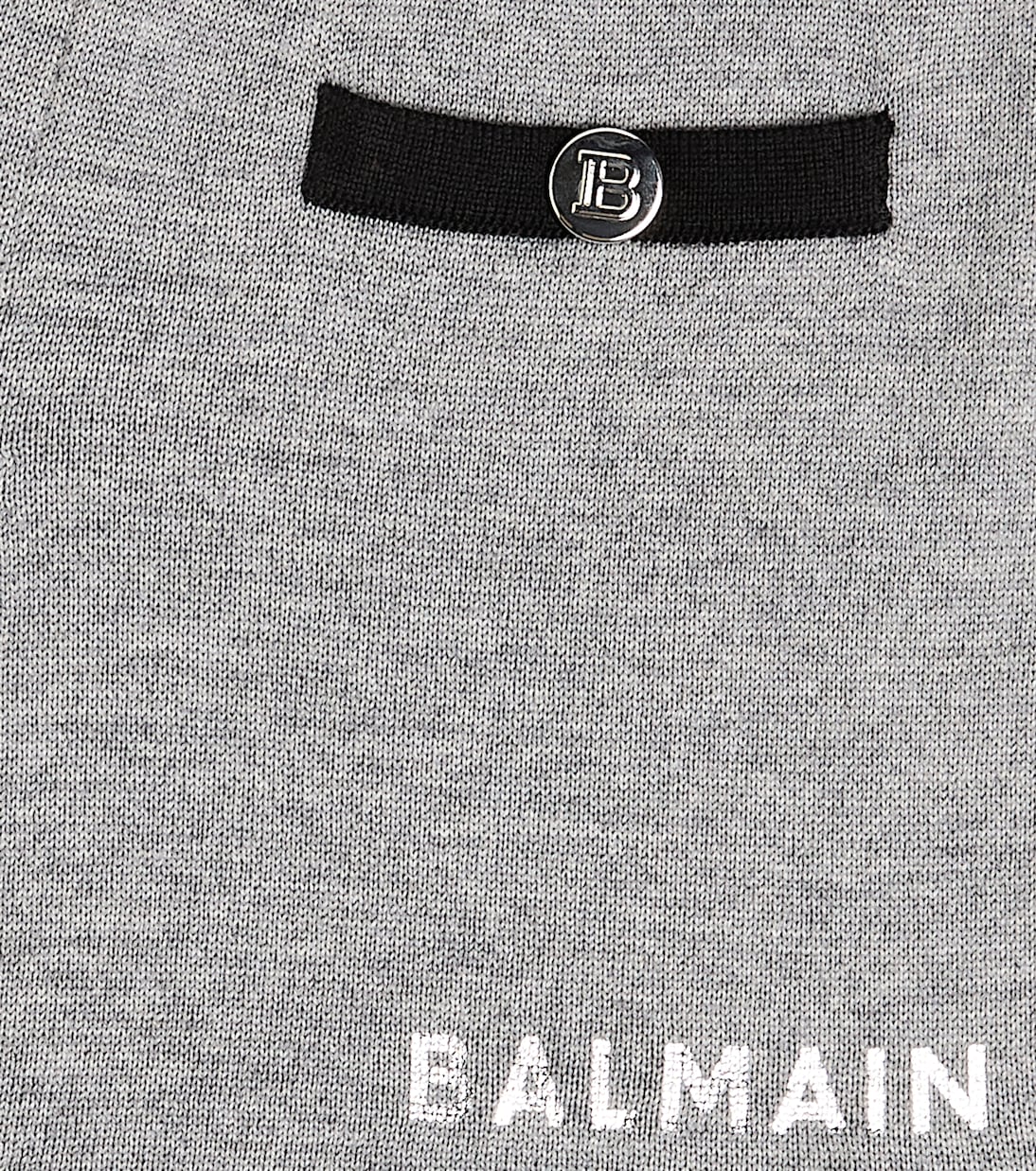 Logo wool shorts | Balmain Kids