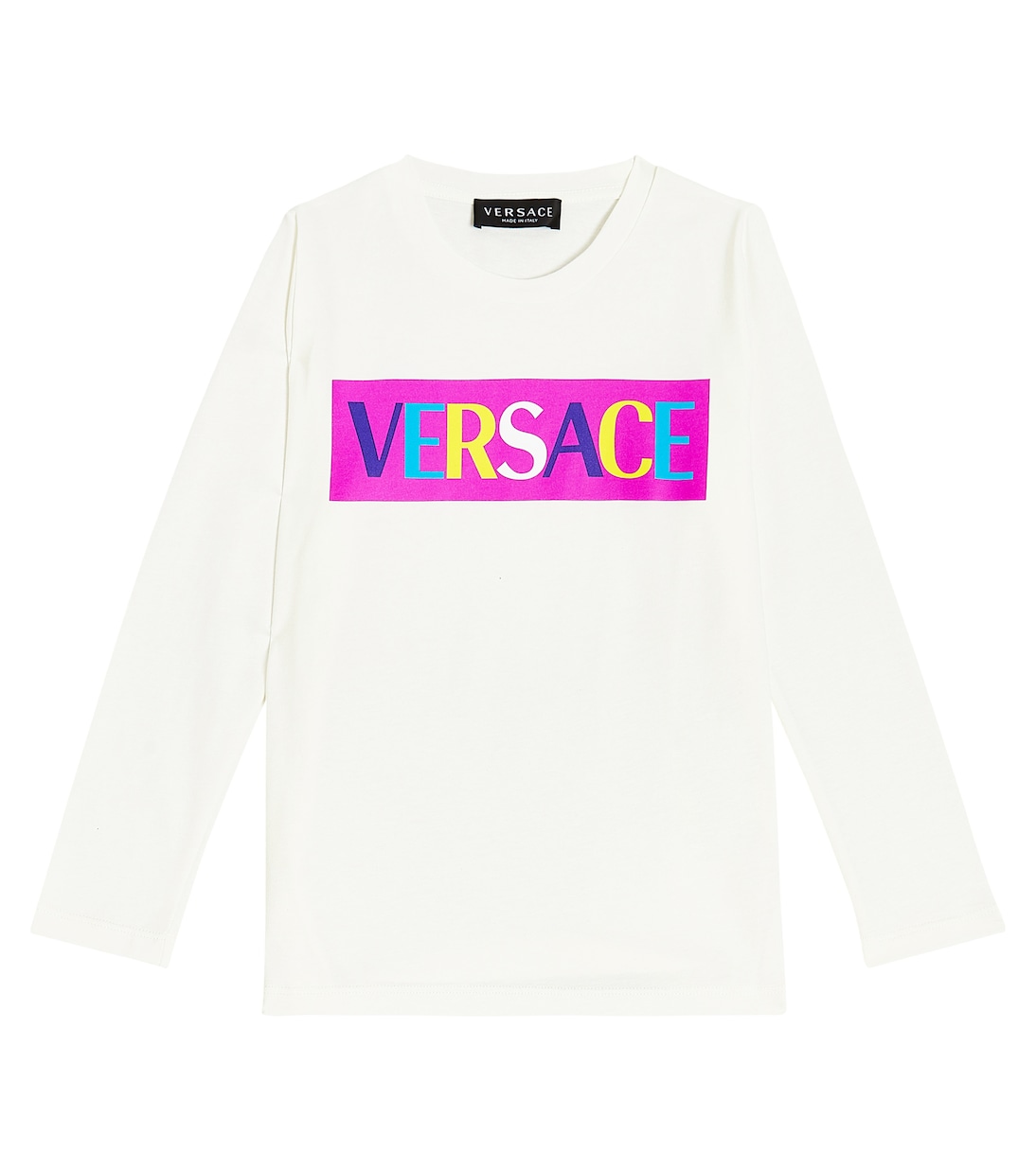 Printed cotton jersey T-shirt | Versace Kids