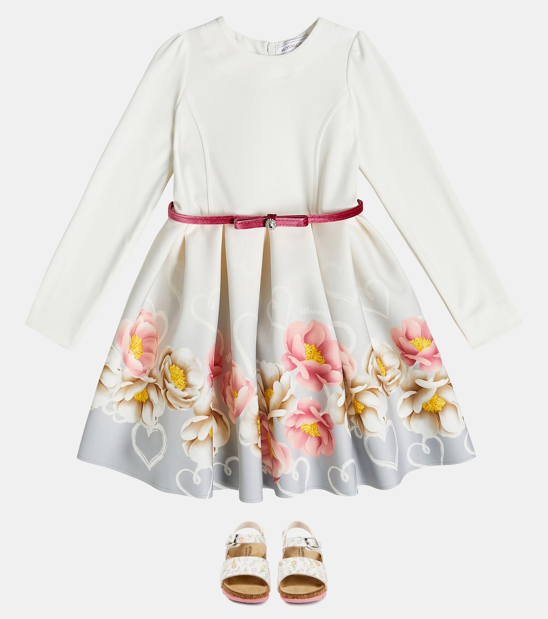 Floral pleated dress | Monnalisa