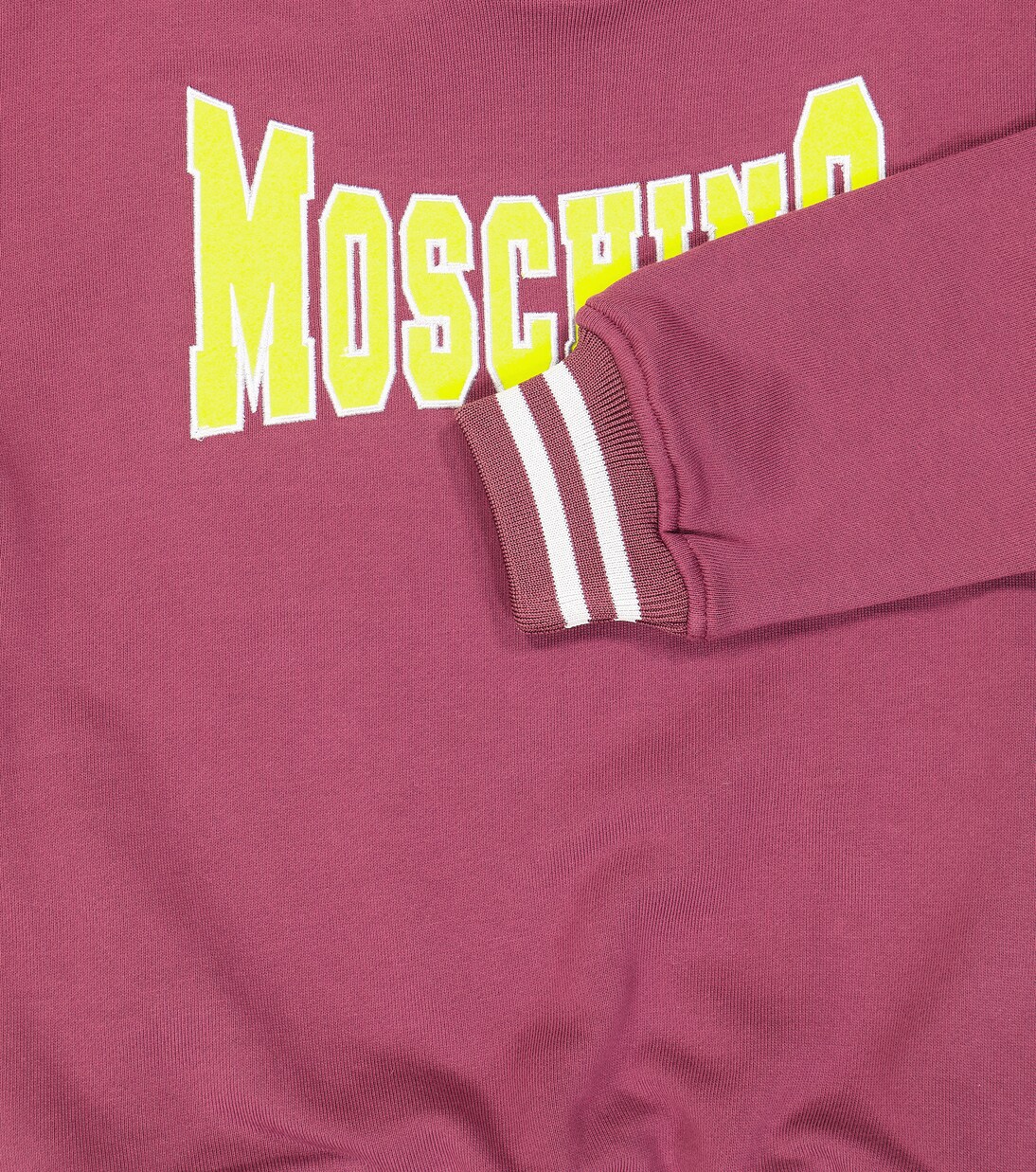 Logo cotton jersey hoodie | Moschino Kids