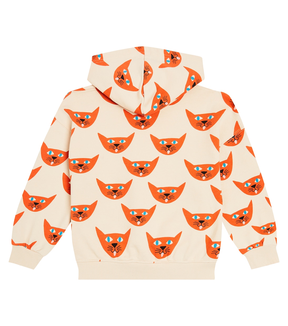 Cat cotton jersey hoodie | Jellymallow