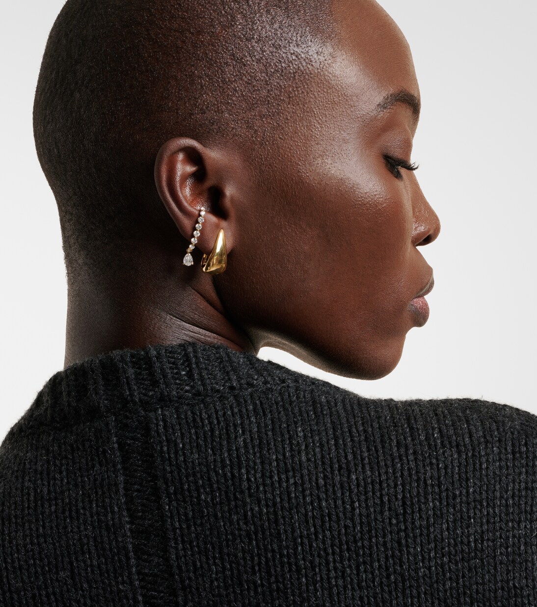 Orecchini Claw in oro 18kt | Anita Ko