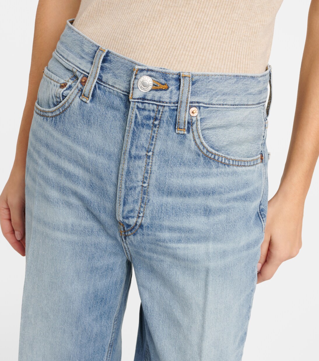 ’70s high-rise wide-leg jeans  | Re/Done