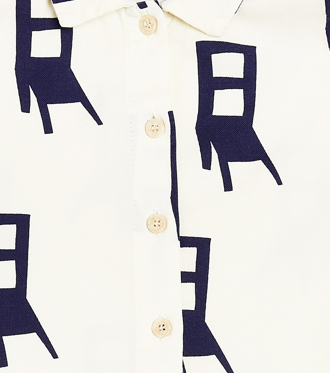 Baby printed cotton-blend shirt | Bobo Choses