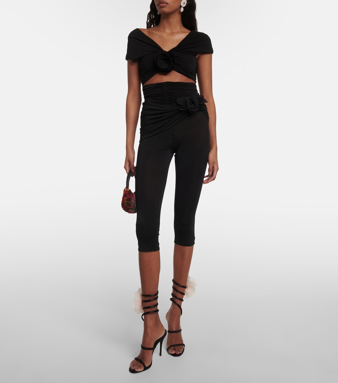 Verzierte Sandalen aus Satin | Magda Butrym