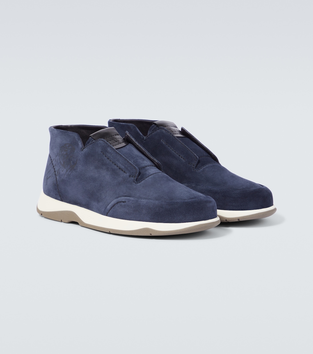 Slip-on Échappée in suede Scritto | Berluti