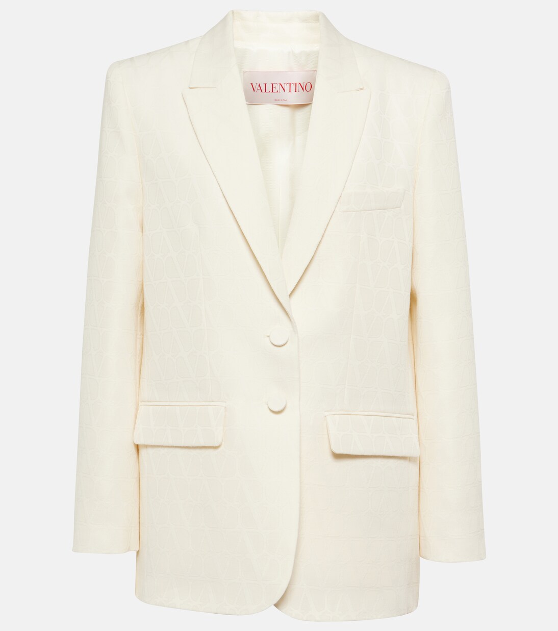 Blazer Toile Iconographe aus Crepe Couture | Valentino