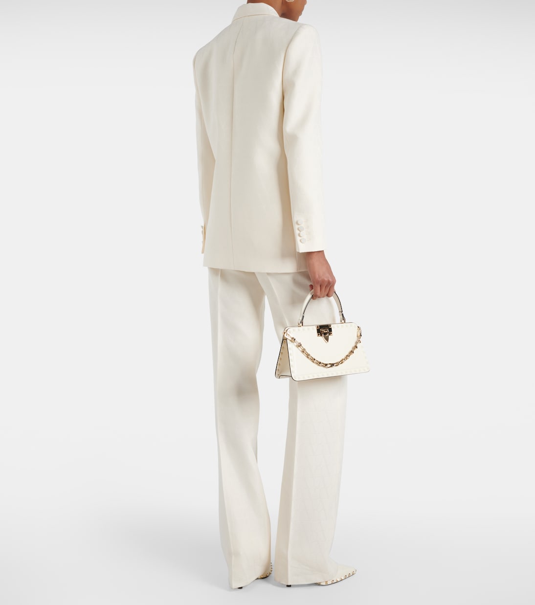 Blazer Toile Iconographe aus Crepe Couture | Valentino