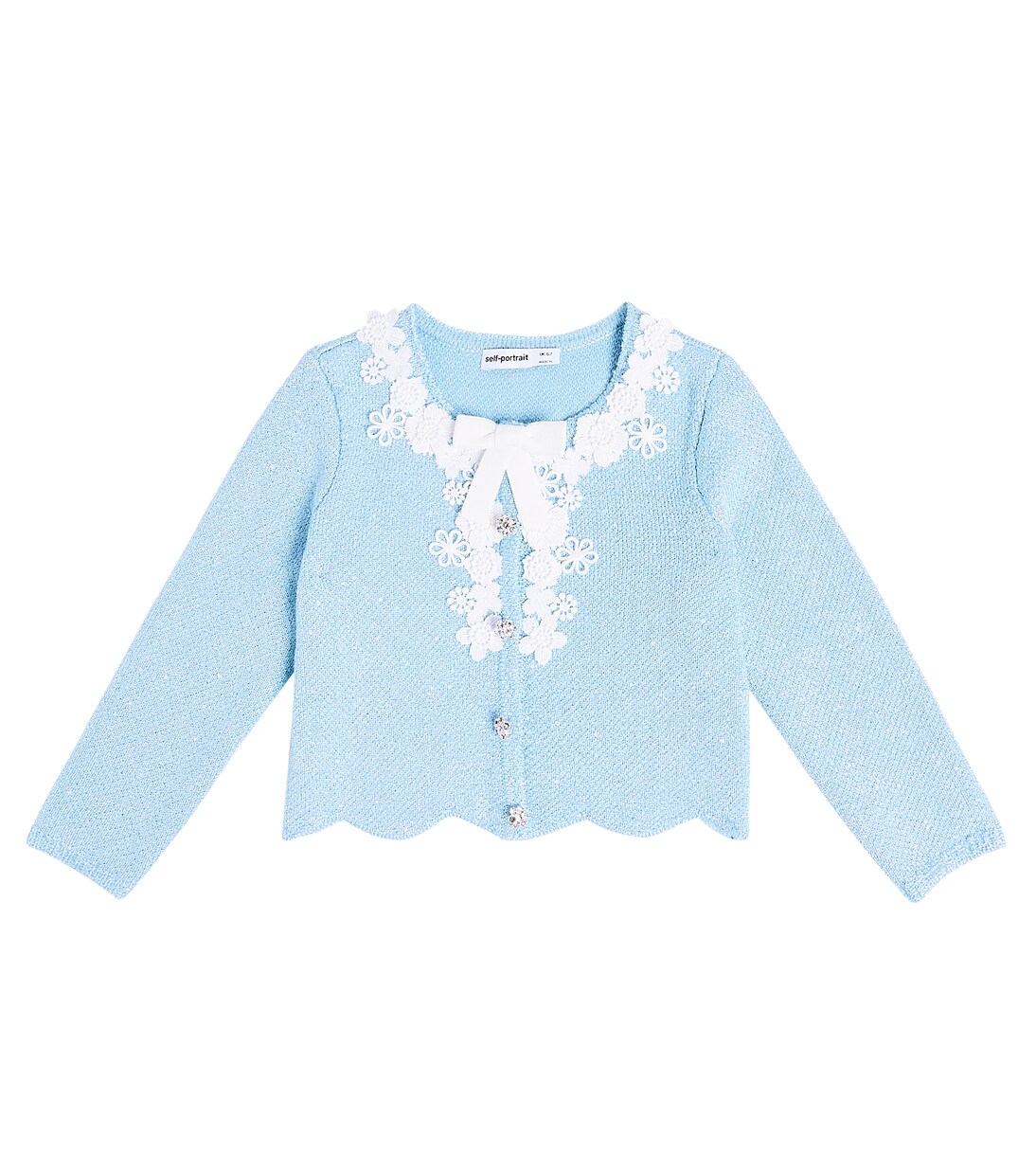 Verzierter Cardigan mit Spitze | Self-Portrait Kids