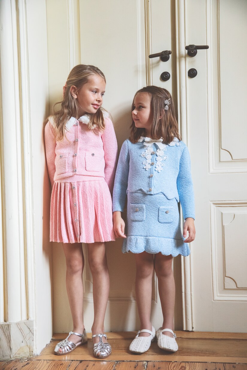 Verzierter Cardigan mit Spitze | Self-Portrait Kids