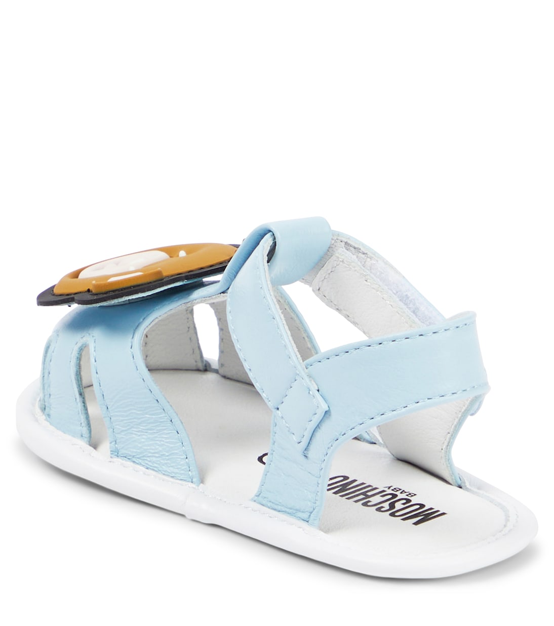 Baby Teddy Bear leather sandals  | Moschino Kids