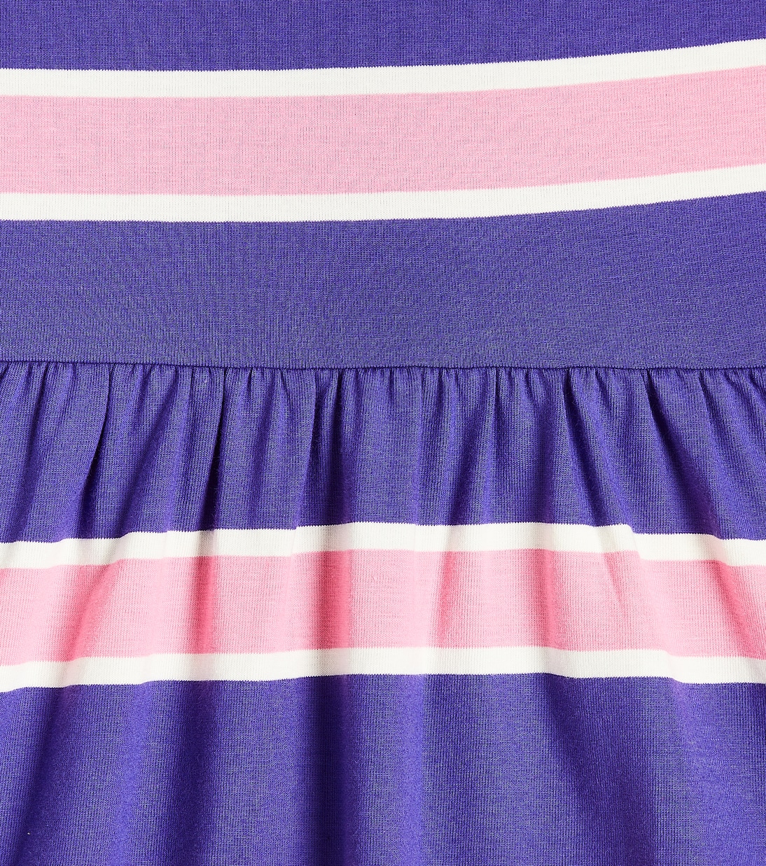 Striped cotton-blend dress | Mini Rodini