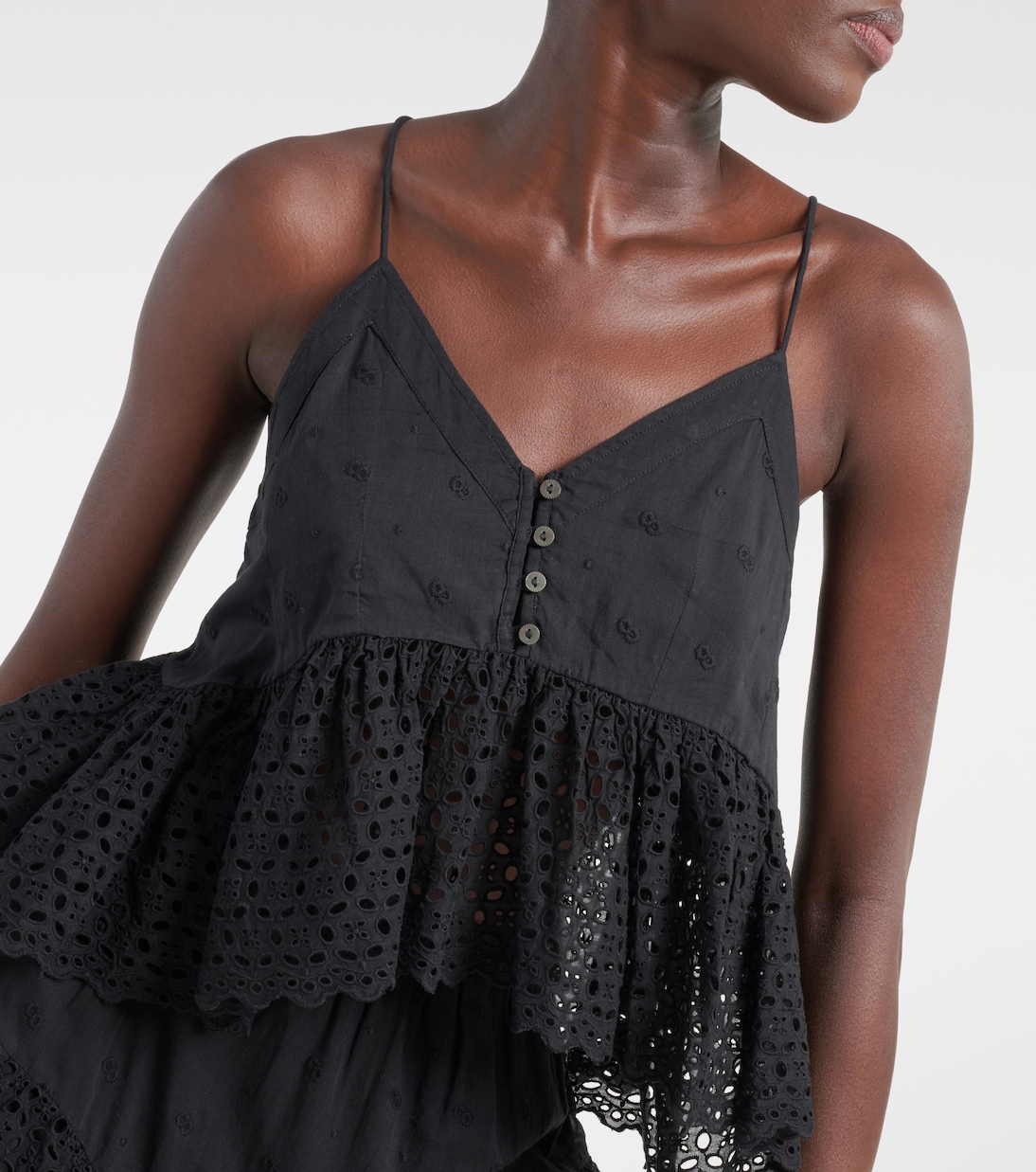 Top Sogane brodé en coton | Marant Etoile