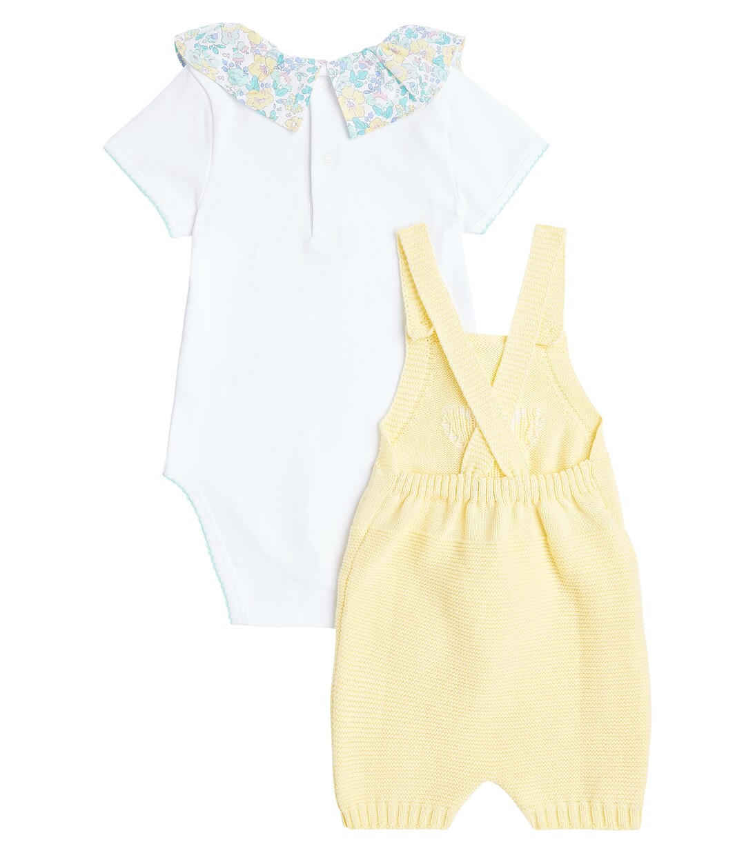 Baby Set Tilly aus Body und Latzhose | La Coqueta