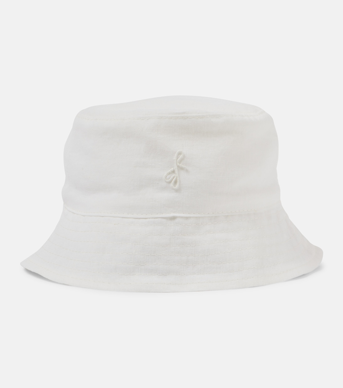Monogram linen bucket hat | Ruslan Baginskiy