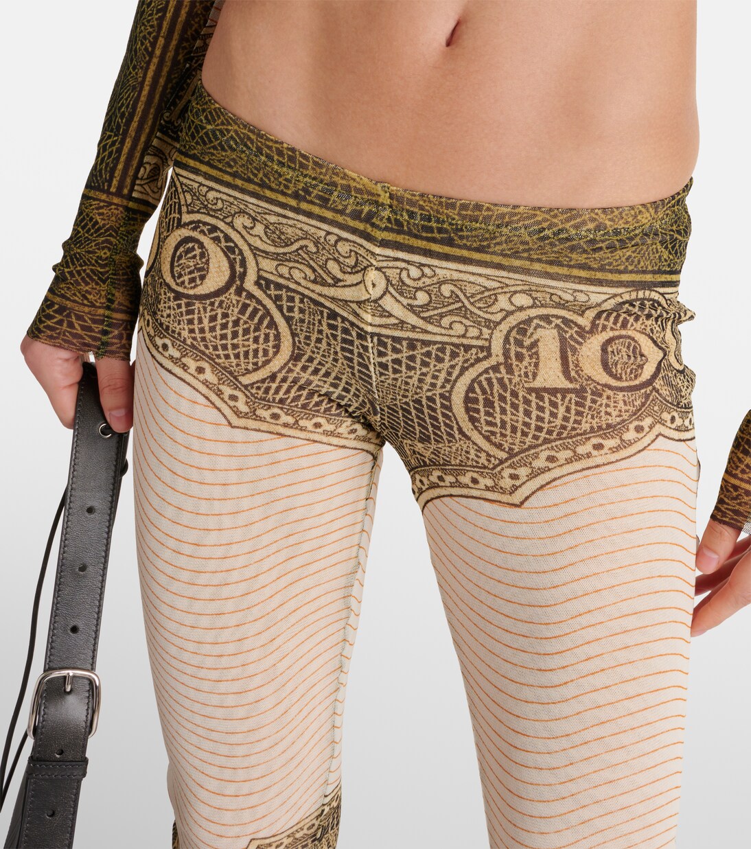 Pantalon évasé imprimé | Jean Paul Gaultier