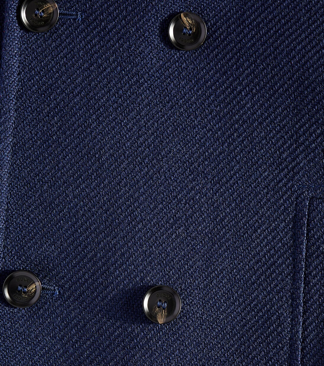 Web Stripe logo wool-blend coat | Gucci Kids