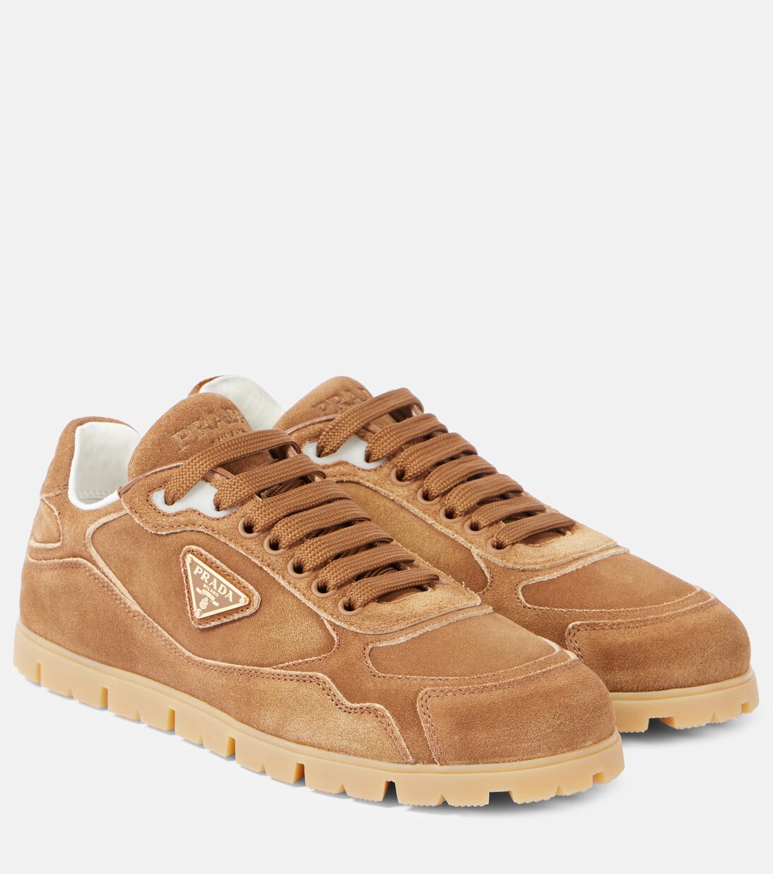 Trail suede sneakers | Prada