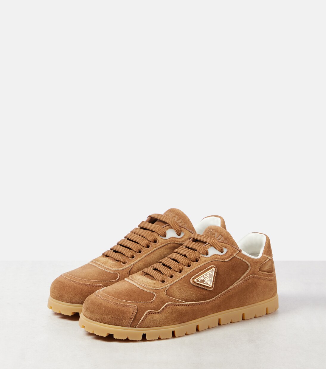 Trail suede sneakers | Prada