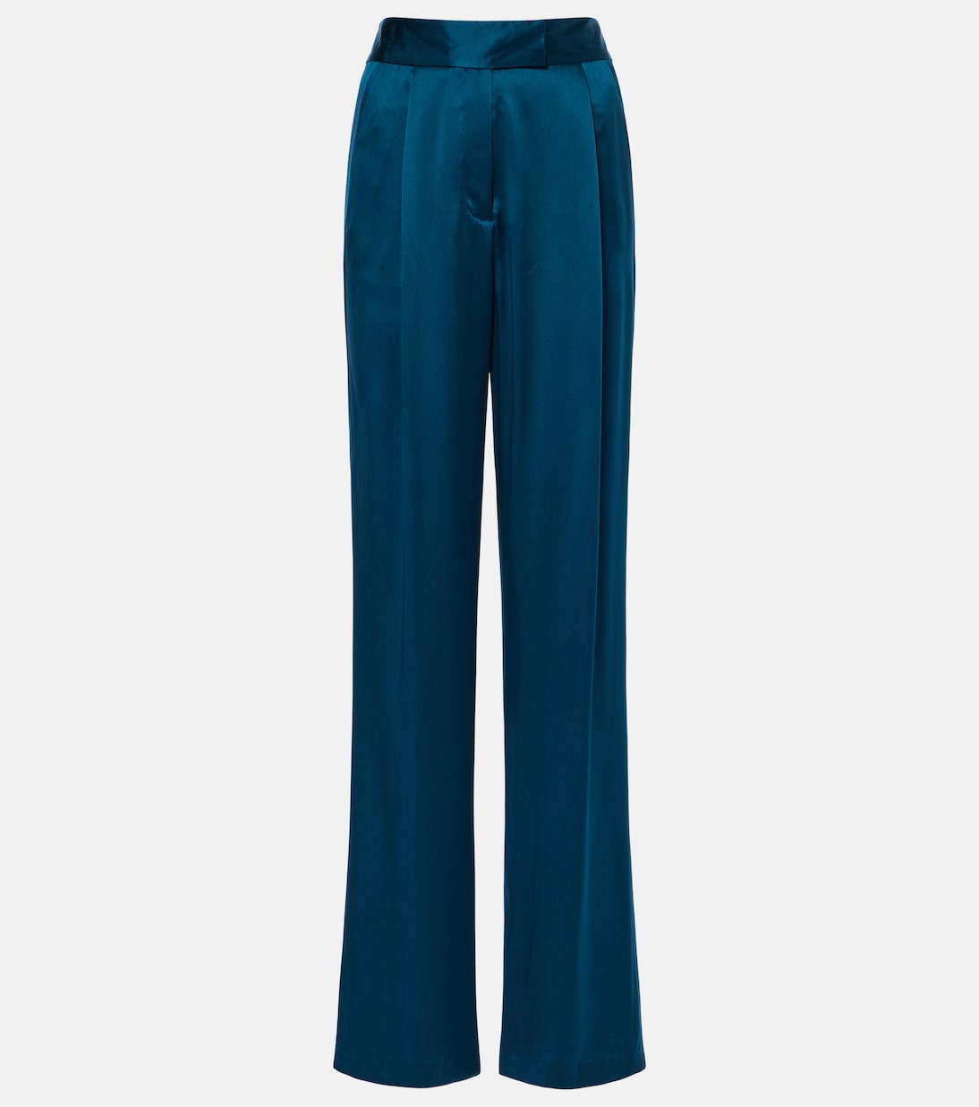 Weite Hose aus Seidensatin | The Sei