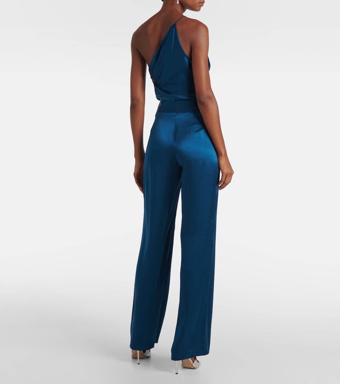 Weite Hose aus Seidensatin | The Sei