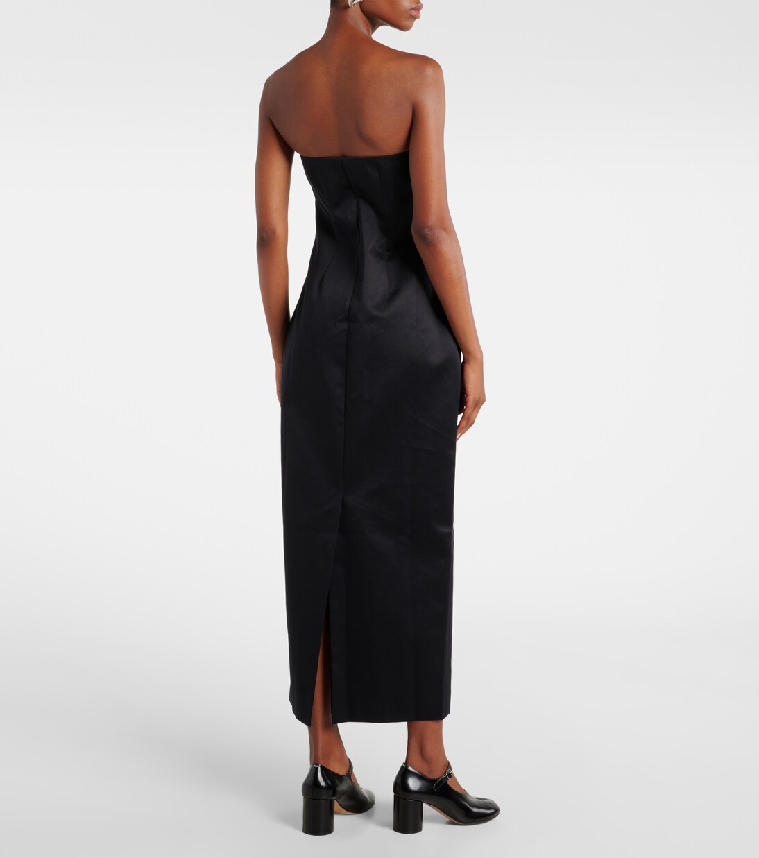 Robe midi Chute en satin | Entire Studios