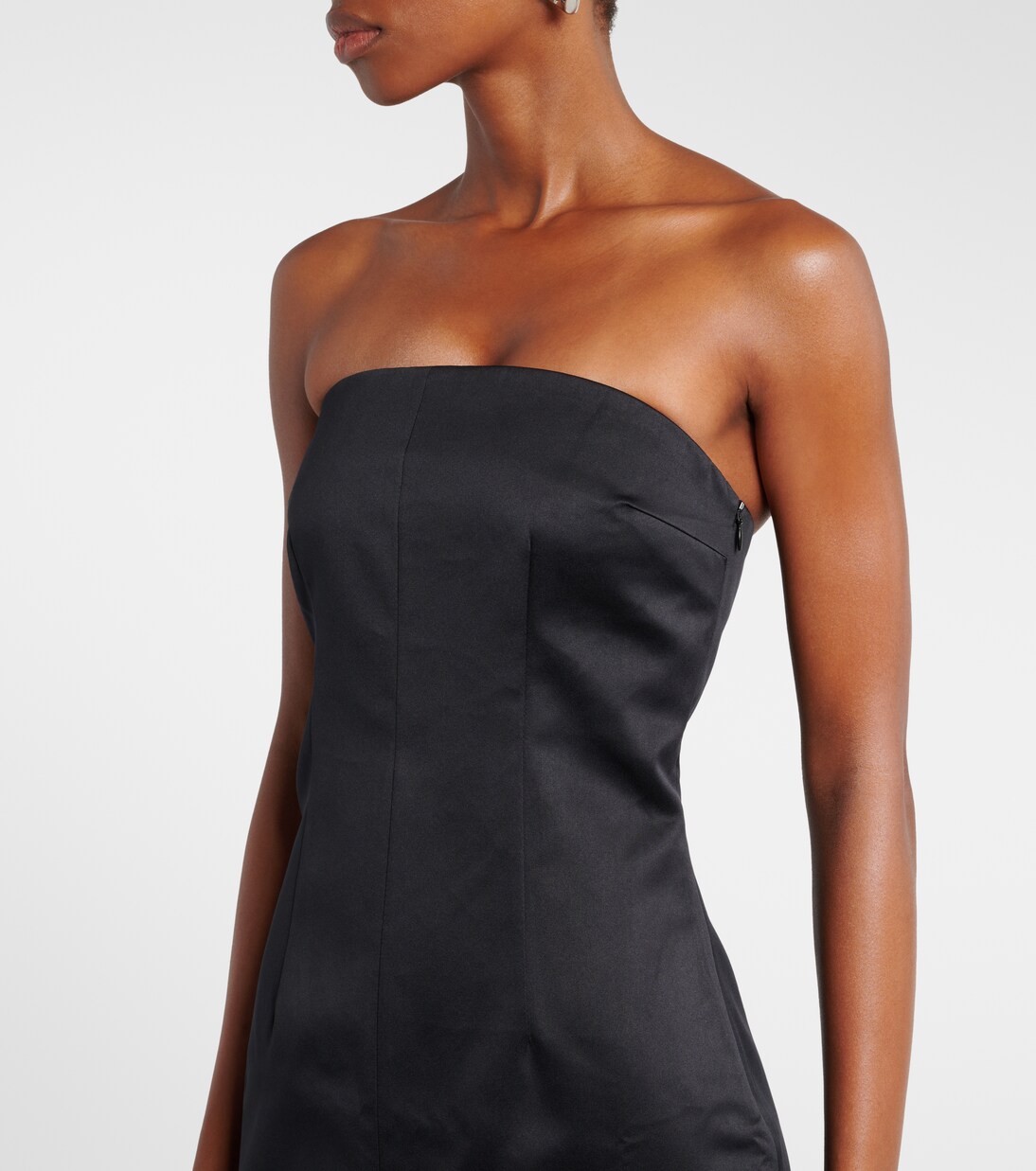 Robe midi Chute en satin | Entire Studios