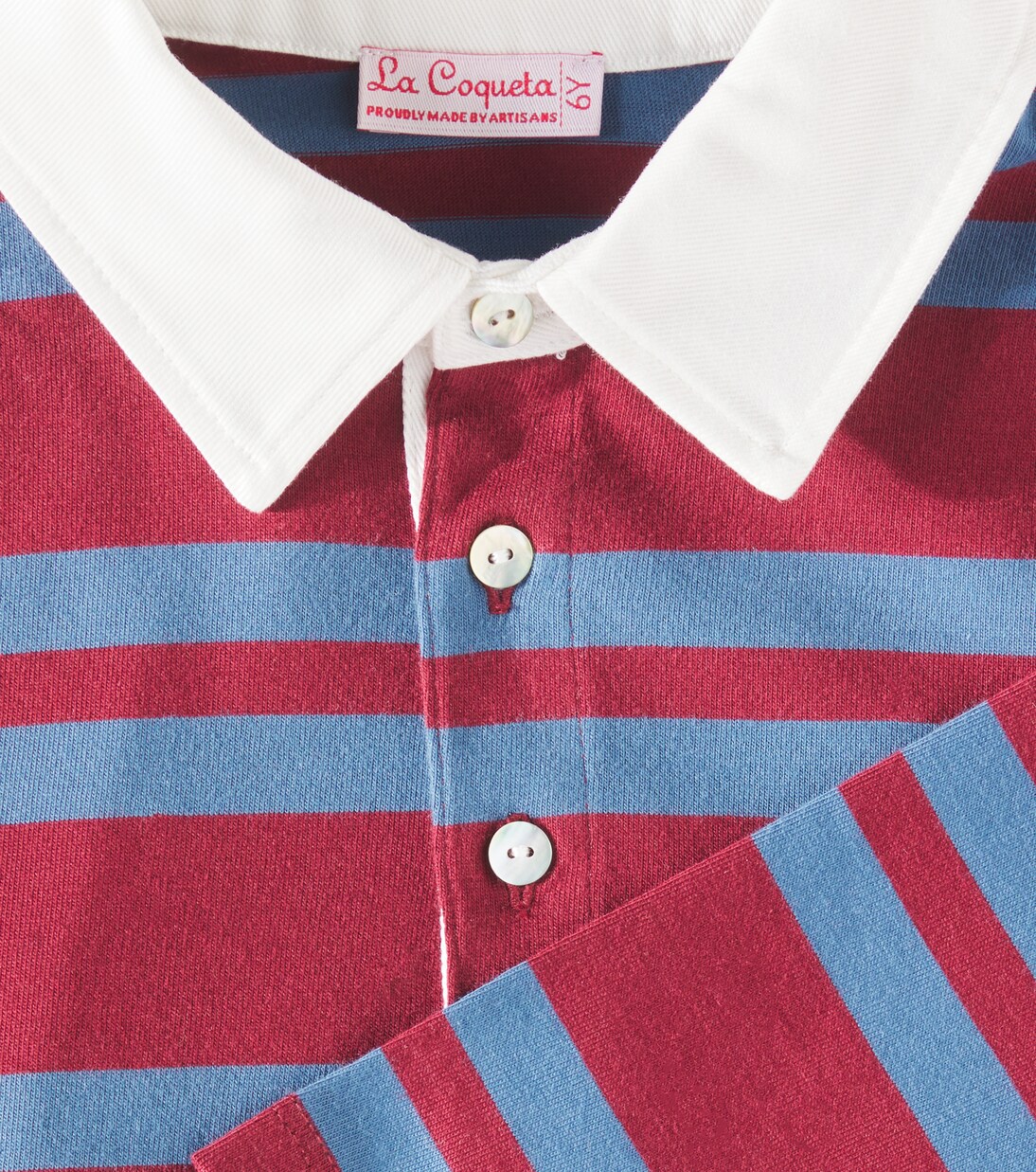 Polo Tijo rayé en coton | La Coqueta