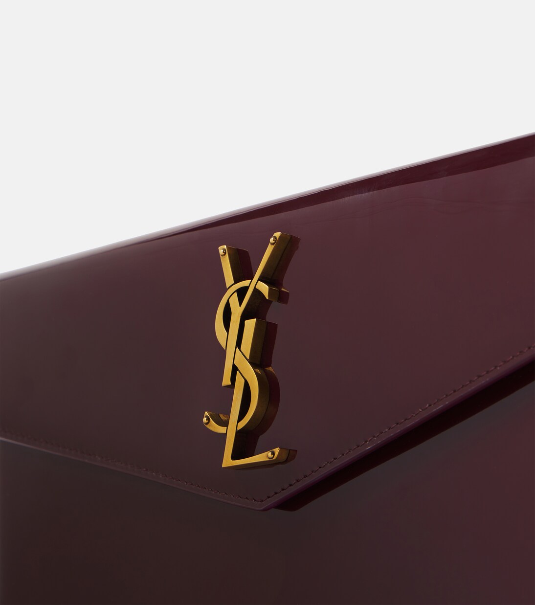 Clutch Uptown de charol | Saint Laurent